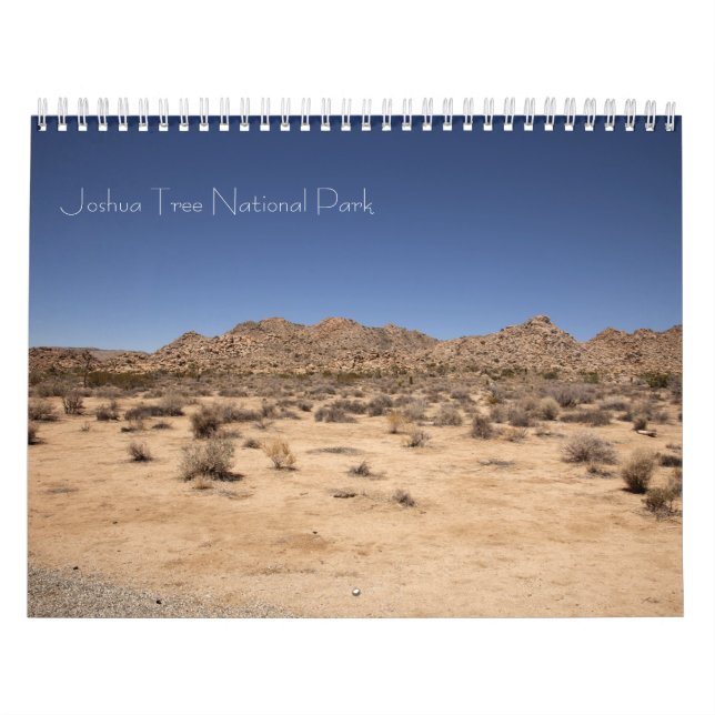 Calendário Parque Nacional Joshua Tree (Capa)