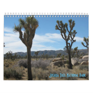 Calendário Parque Nacional Joshua Tree 2022