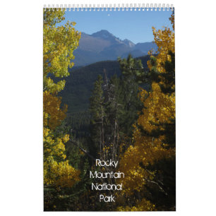 Calendário Parque Nacional Rocky Mountain