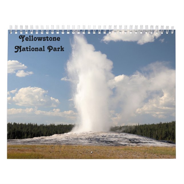 Calendário Parque Nacional Yellowstone (Capa)