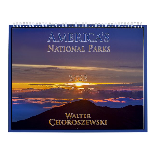 Calendário PARQUES NACIONAIS DA AMÉRICA 2023 Walter Choroszew (Capa)