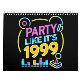 Calendário Party Like It’s 1999®™ – Neon Soundtrack