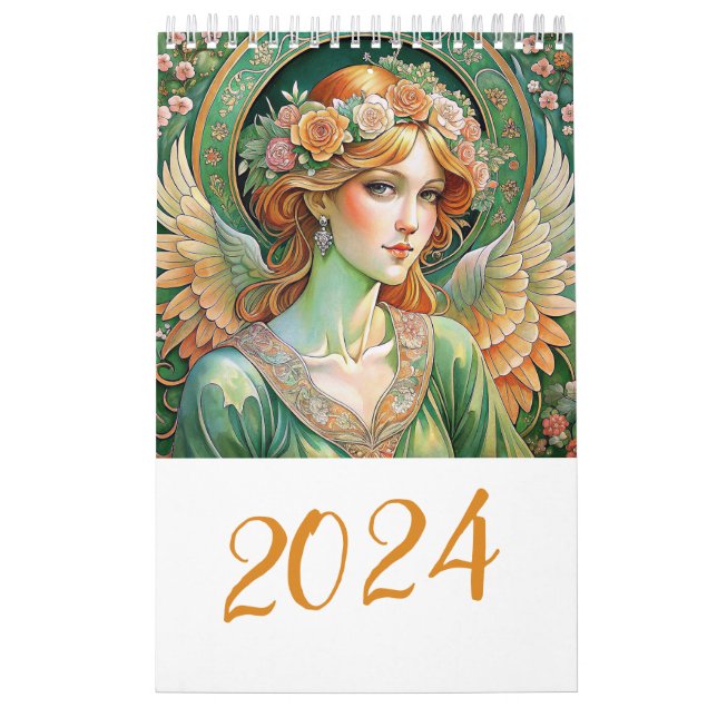 Calendário Páscoas no estilo Art Nuovo 2024 (Capa)