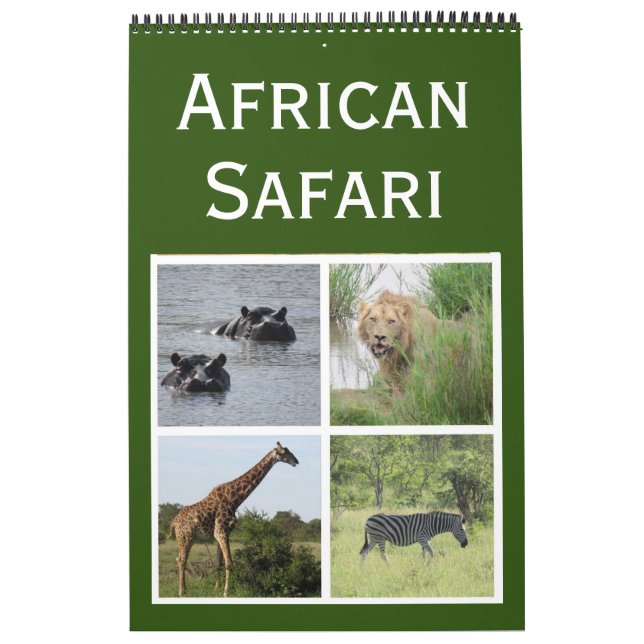 Calendário passeio de caça africano 2026 (Capa)