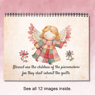 Calendário Patchwork Angel Fairy