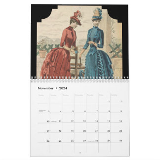 Calendário Patrimônio Vitoriano de Londres: Renascença Vintag
