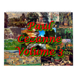 Calendário Paul Cezanne Volume 3