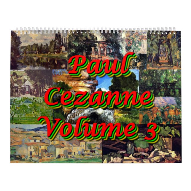 Calendário Paul Cezanne Volume 3 (Capa)