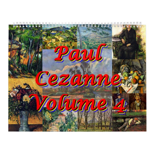 Calendário Paul Cezanne Volume 4 (Capa)
