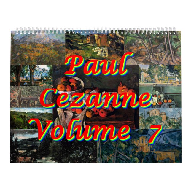 Calendário Paul Cezanne Volume 7 (Capa)