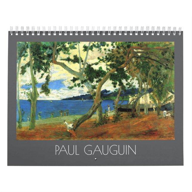 Calendário Paul Gauguin Landscapes And Still Life Paintings (Capa)