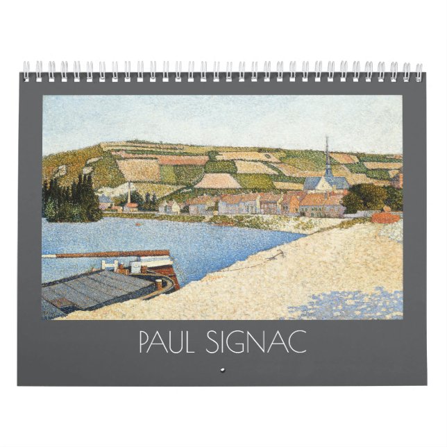 Calendário Paul Signac Fine Art Pointilism Paintings (Capa)