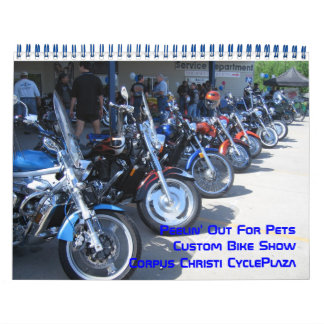 Calendário Peelin Out For Pets Custom Bike Show