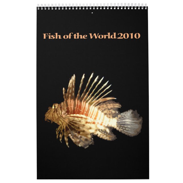 Calendário Peixes do mundo 2010 (Capa)