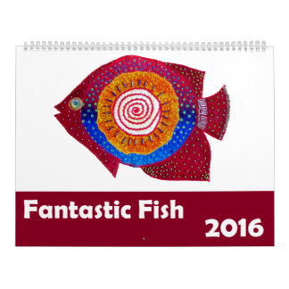 Calendário Peixes fantásticos