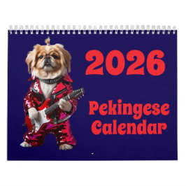 Calendário Pekingese Calendar
