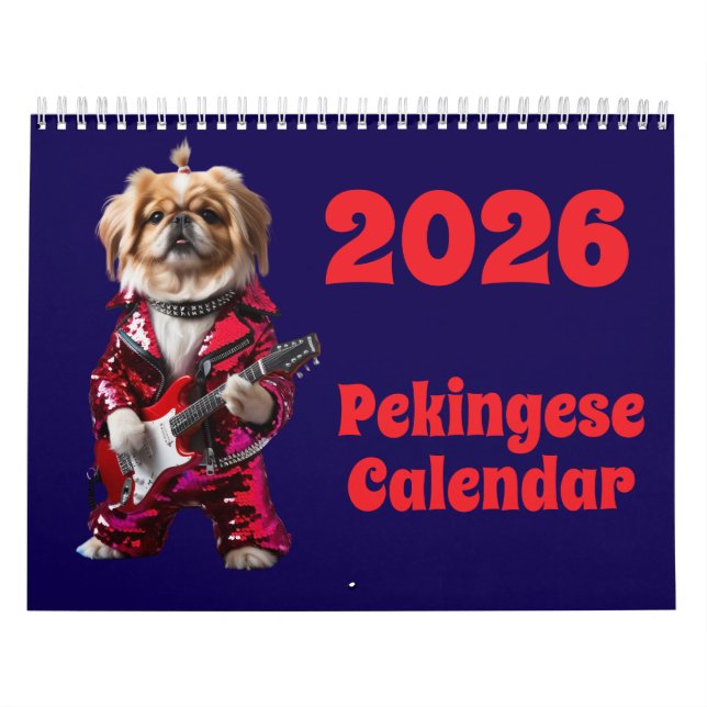 Calendário Pekingese Calendar (Capa)