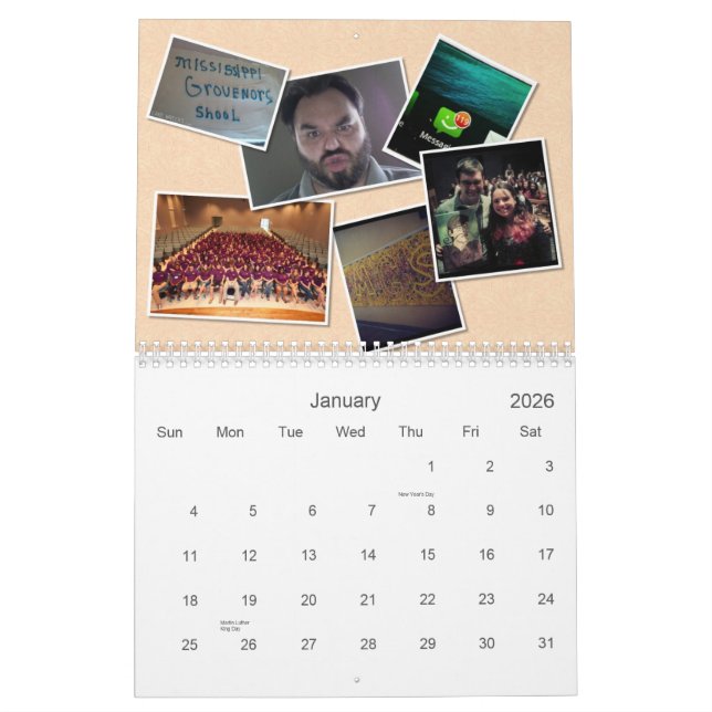 Calendário Pêlos faciais de MGS 2012 (Jan 2026)