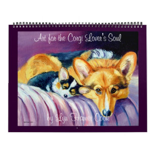 Calendário Pembroke Welsh Corgi Calendar Corgi Alma de Lover