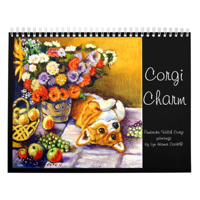 Calendário Pembroke Welsh Corgi Calendar Corgi Original (Capa)