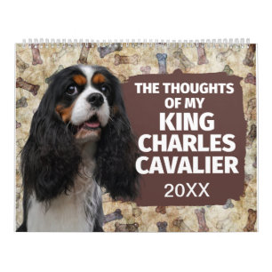Calendário Pensamentos Hilários do Meu Rei Charles Cavalier