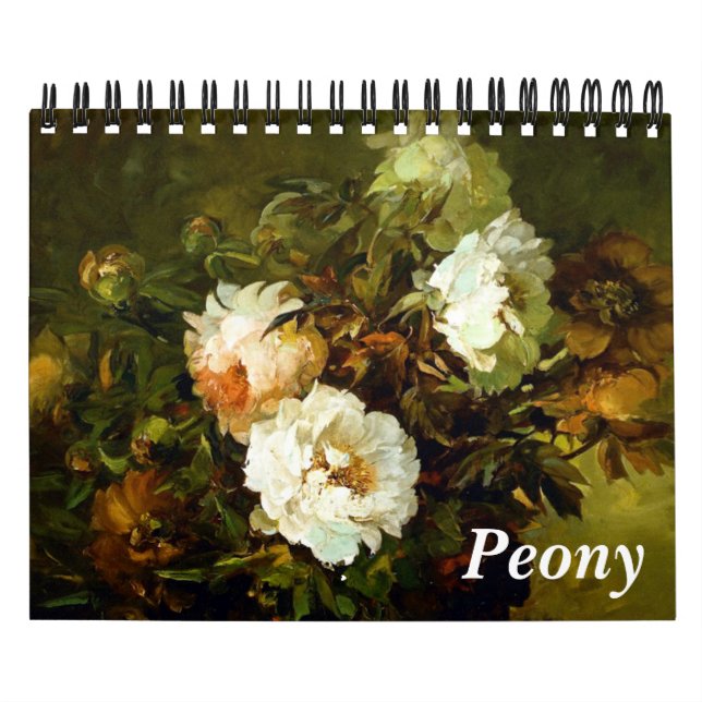 Calendário Peony Art (5,5" x 7") (Capa)