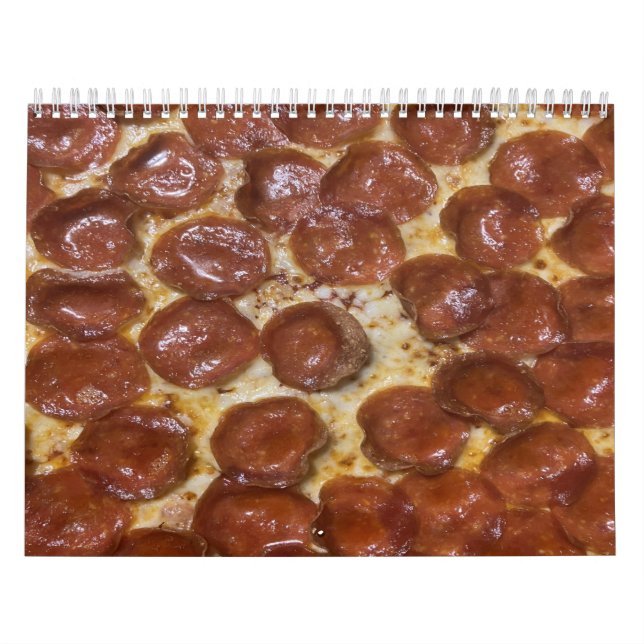 Calendário Pepperoni Pizza (Capa)