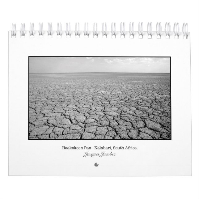 Calendário Pequeno de Imagem de Viagem B&W (Capa)