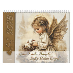 Calendário Pequenos anjos bonitos - Engel Süße kleine 2026