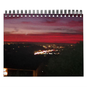 Calendário perfeito do pôr do sol de San Diego