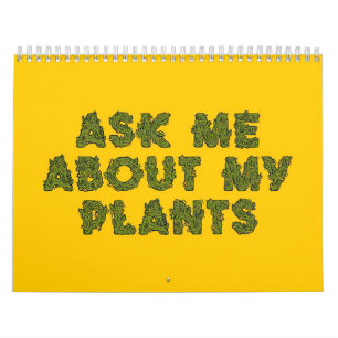Calendário Pergunte-Me Sobre O Meu Para Plantas