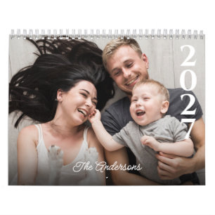 Calendário Personalizado 2025 com Fotos e Texto Cu
