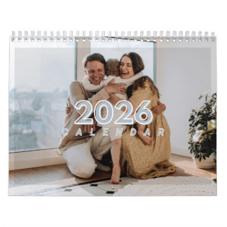 Calendário Personalizado 2026 com Fotos da Sua Fam