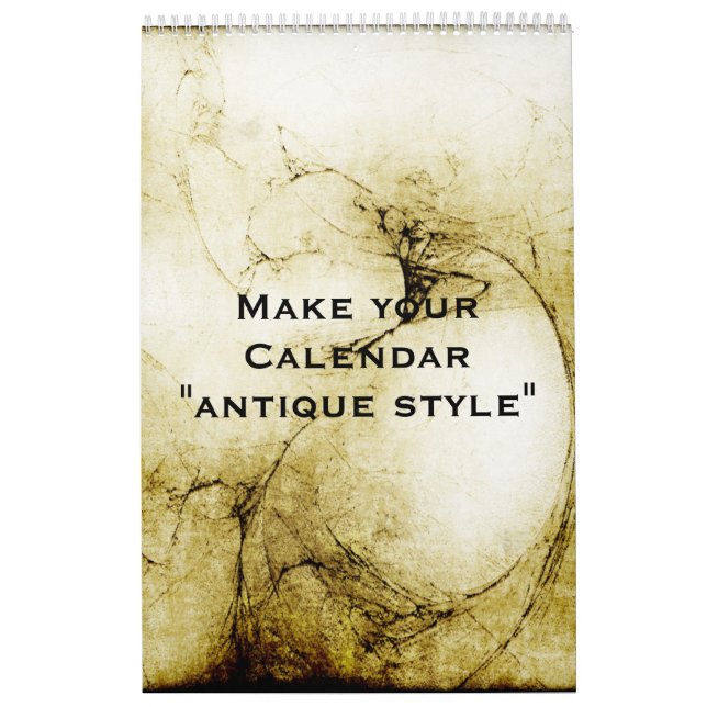 Calendário Personalizado "ANTIQUE STYLE" + suas fo (Capa)