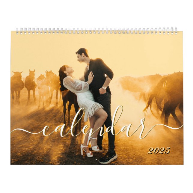 Calendário Personalizado com Suas Fotos (Capa)