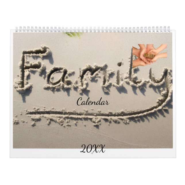 Calendário Personalizado da Família (Capa)