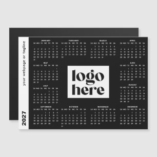 Calendário Personalizado de 2027 com Cor da Empres