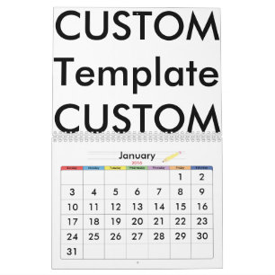 Calendário Personalizado de 2 Páginas, PERSONALIZA