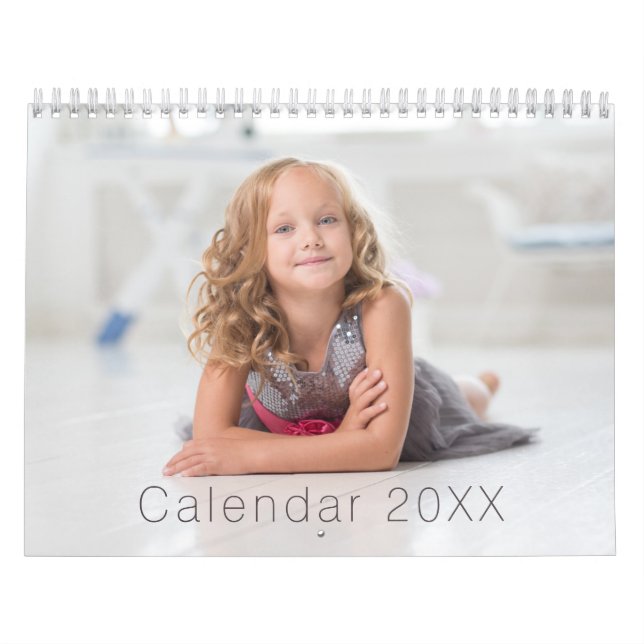 Calendário Personalizado de Fotografias (Capa)