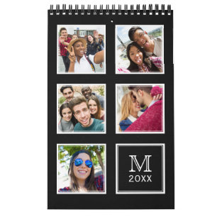 Calendário personalizado de Fotografias e Monogra
