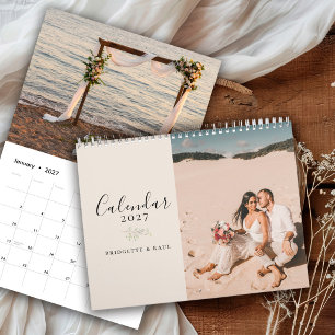 Calendário Personalizado de Fotos de Casal 2027