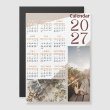Calendário Personalizado de Parede com Fotos 2027