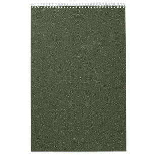 Calendário Personalizado de Parede Verde de Moss T