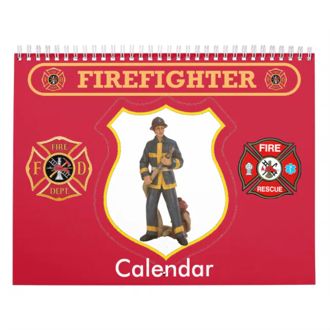 Calendário dos BOMBEIROS 🔥🚒