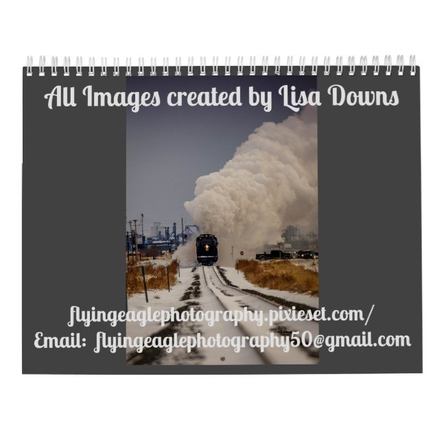 Calendário Personalizado do Comboio (Verso)