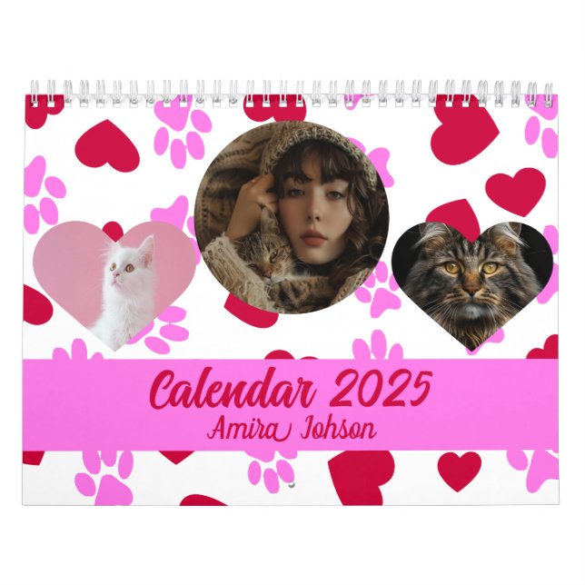 Calendário Personalizado do Lover Cat 2025 (Capa)