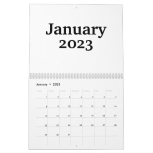 Calendário Personalizado Do Vazio 2023 Com Feriado