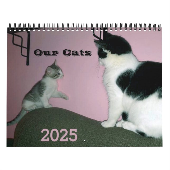 Calendário Personalizado dos Nossos Gatos (Capa)