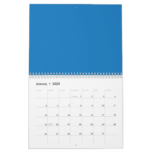 Calendário Personalizado Duas Páginas Vibrante