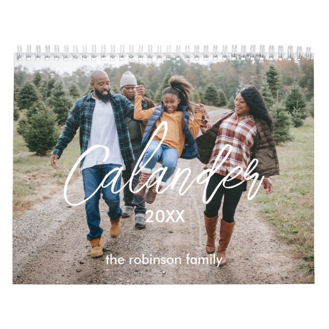 Calendário Personalizado Elegante (Capa)